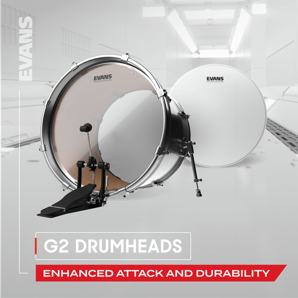 Evans G2 Clear Drum Head, 15 Inch