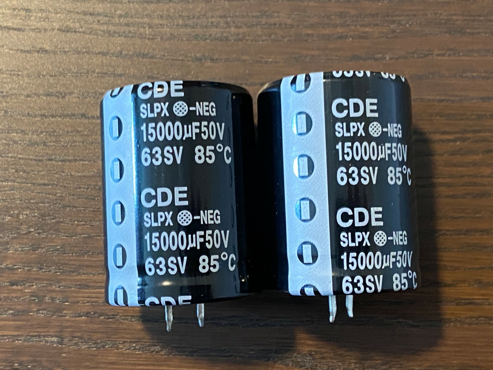 2 Replacement Main Filter Capacitors for Marantz 1070 CDE 15000 uf 50v 35mm