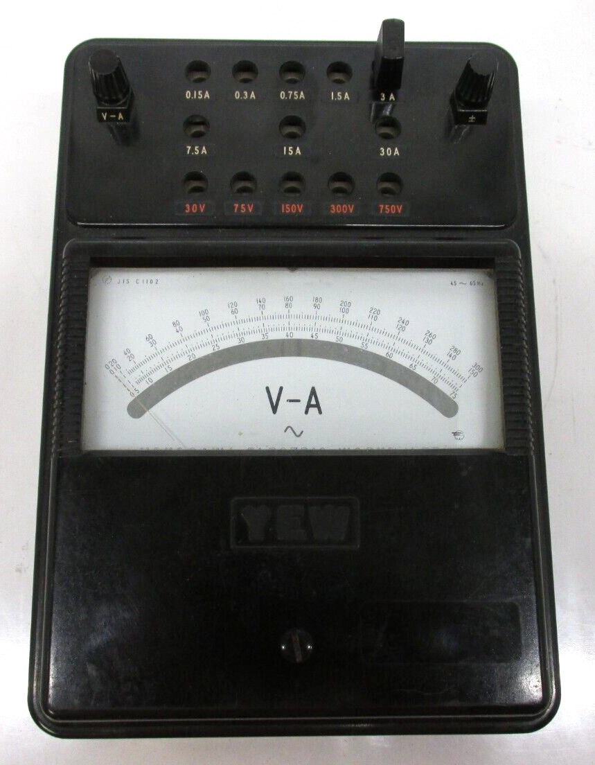 Yokogawa 2014 Analog AC V-A Meter BR.