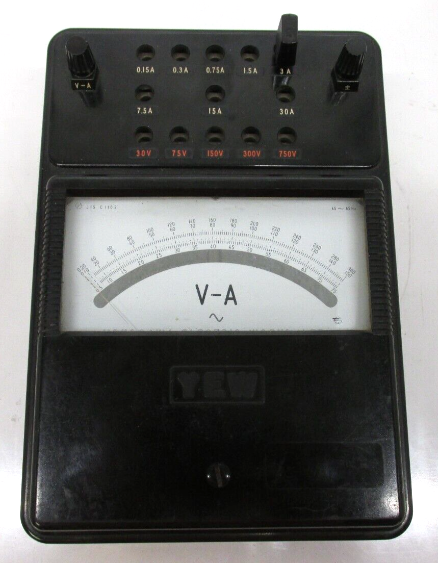 Yokogawa 2014 Analog AC V-A Meter BR.