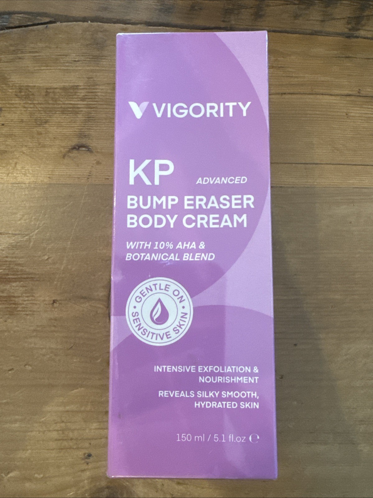 Vigority KP Bump Eraser Body Cream for Keratosis Pilaris Moisturizer Exp 3/27