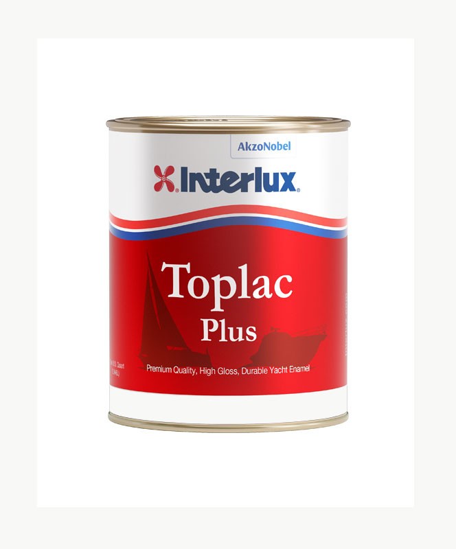 Interlux YLK198 Matterhorn White Toplac Plus Topside Paint Quart