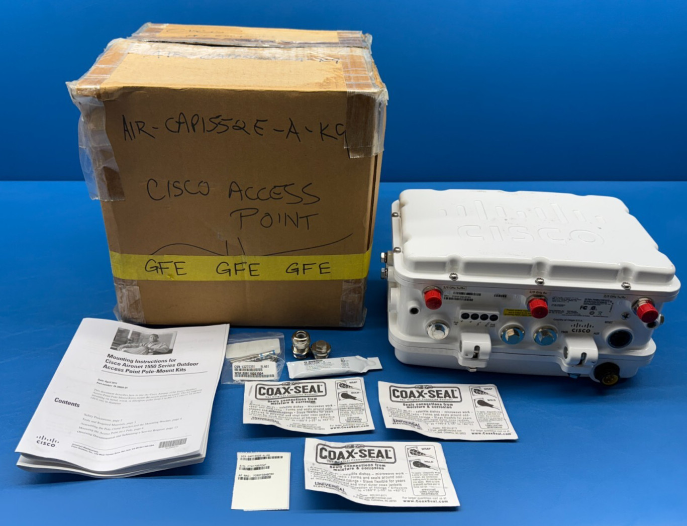 Cisco AIR-CAP1552E-A-K9 Aironet 1550 Outdoor Mesh Access Point Kit