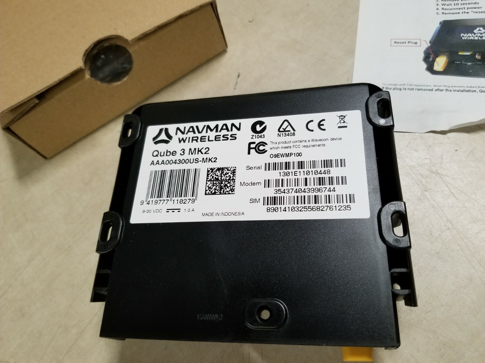 Navman Wireless Qube 3 MK2 AAA004300US-MK2
