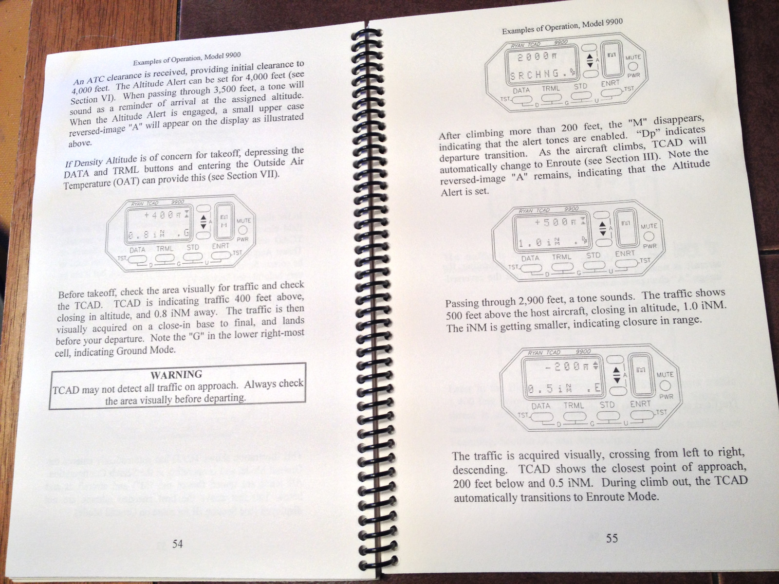 Ryan TCAD 9900, 9900A & 9900B Pilot's Handbook