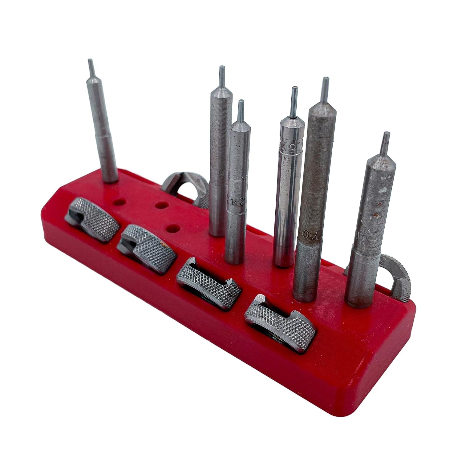 Bench Mount Case Trimmer Rack Holds 9 Case Trimmers and Shell Holders