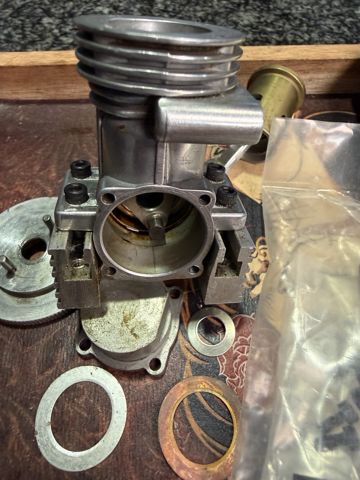 Dynamite TNT .12 Engine Polished , Disassembled ! Bump Engine !