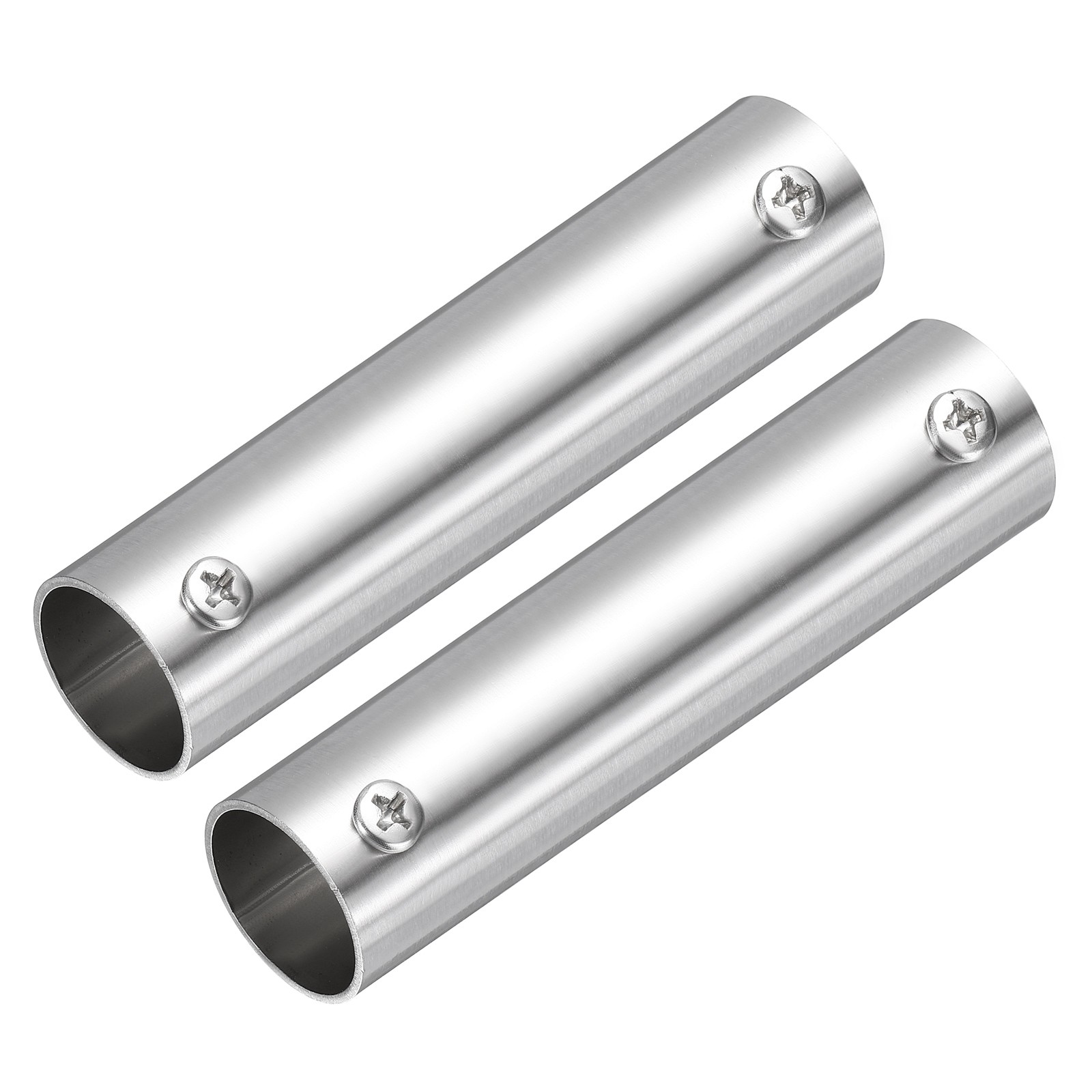 2Pcs 2-Way Straight Pipe Fitting, Fit 7/8 Inch OD Pipe, 3.94" Length