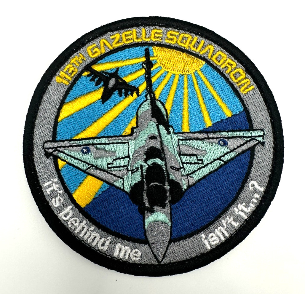 MIRAGE 2000 vs F-16 -TURKISH AIR FORCE 113th SQUADRON-HIGH QUALITY EMBROIDERED