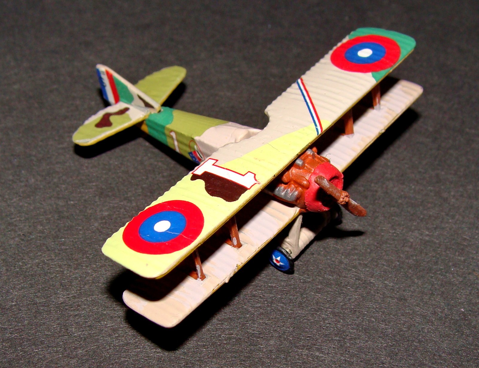1:144 Wings of War WWI Game France SPAD XIII Rickenbacker Airplane Series I