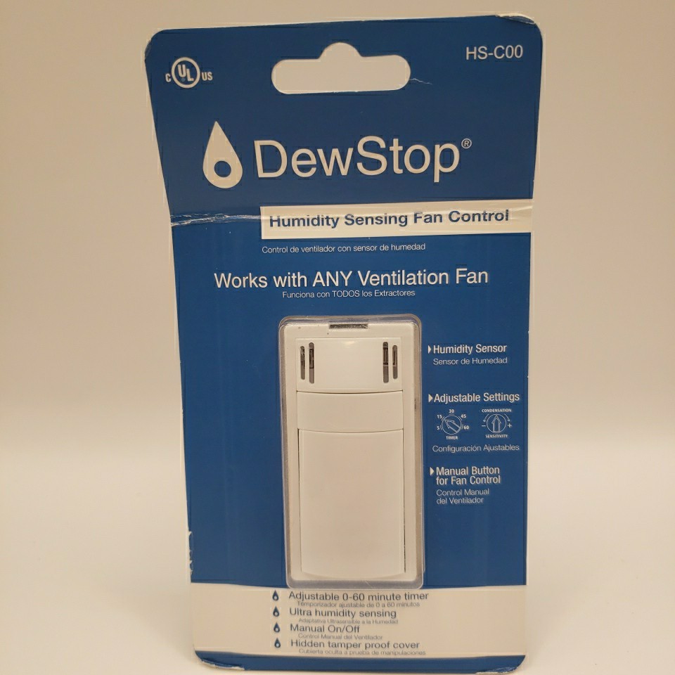 Dew Stop Condensation Fan Control (Humidity Sensor) with Countdown Timer