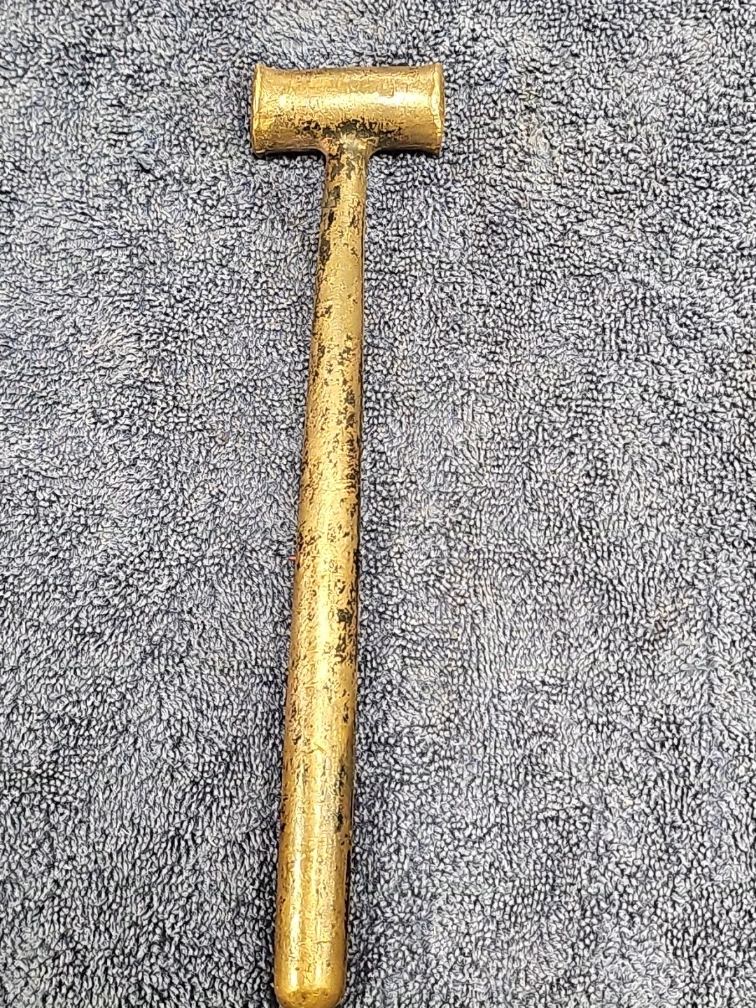 VINTAGE COPPER Hammer W Rare Copper HANDLE TOOl No Spark