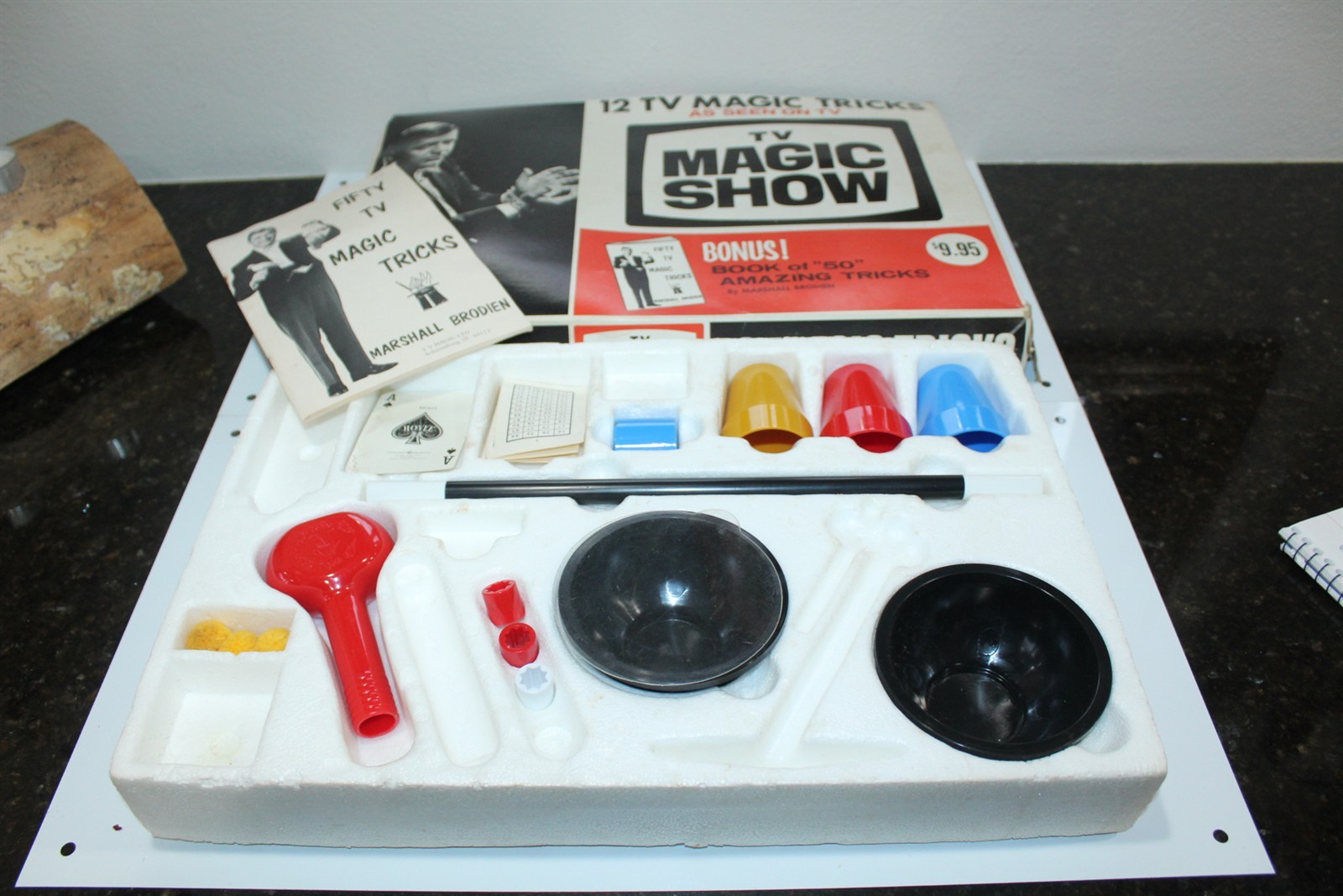 Vintage TV Magic Show Kit by Marshall Brodien In Original Box With Manual