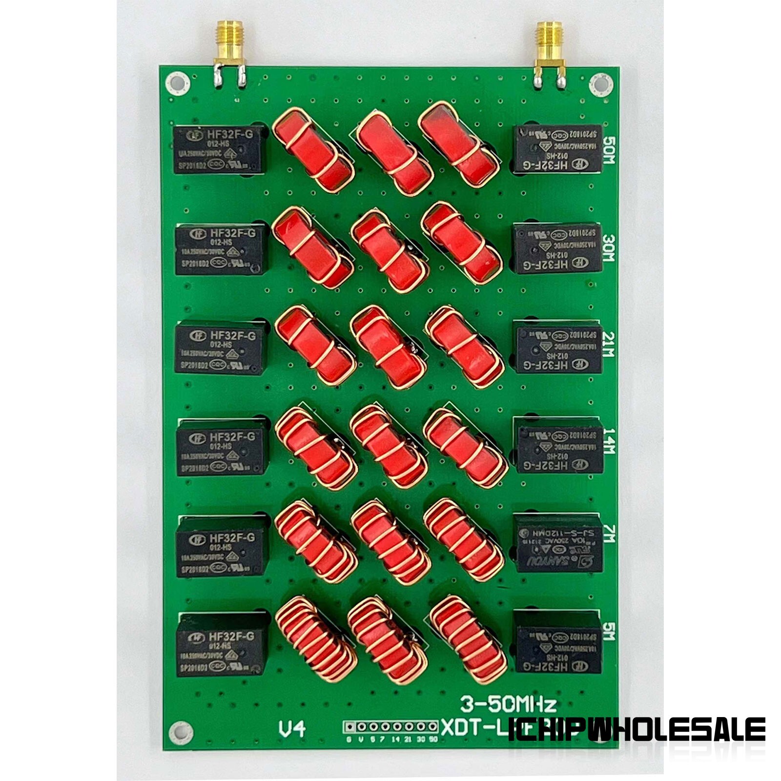 3-50MHz XDT-LPF200V4 Low Pass Filter Supports 6m 10m 15m 20m 40m & 80m Bands