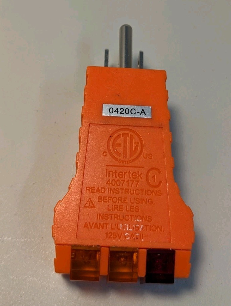 Klein Tools Outlet Tester Model RT105