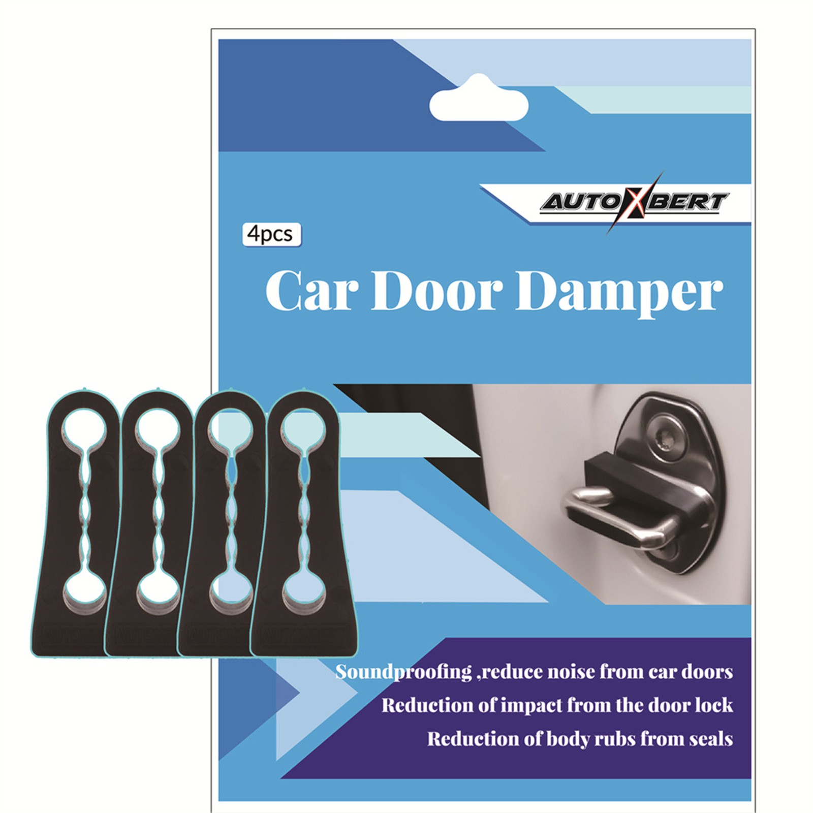 Door Lock Damper Deadening Seal Sound For Toyota Camry RAV4 Corolla Prius Lexus