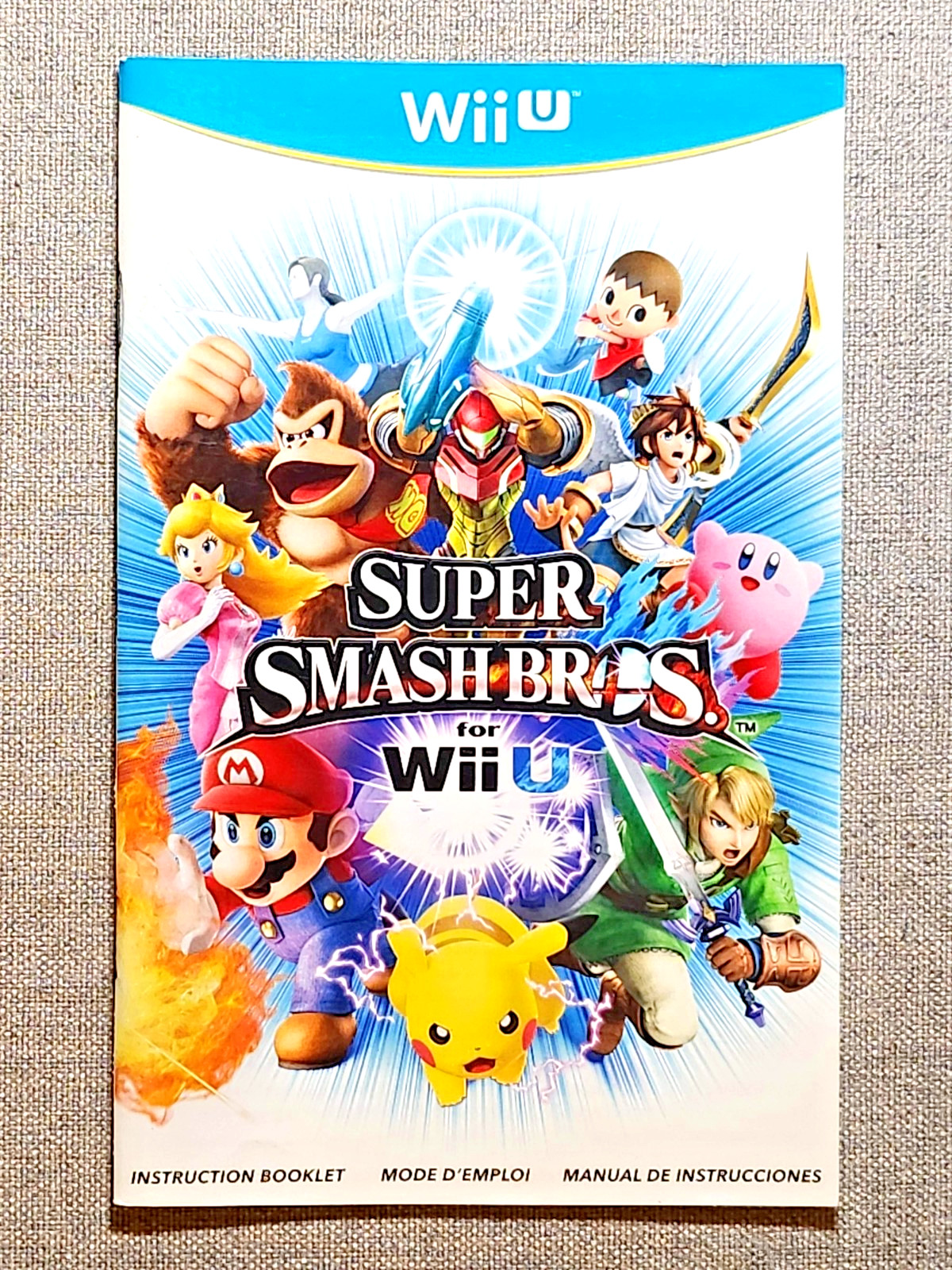 Super Smash Bros. for Wii U Instruction Manual - Nintendo Wii U