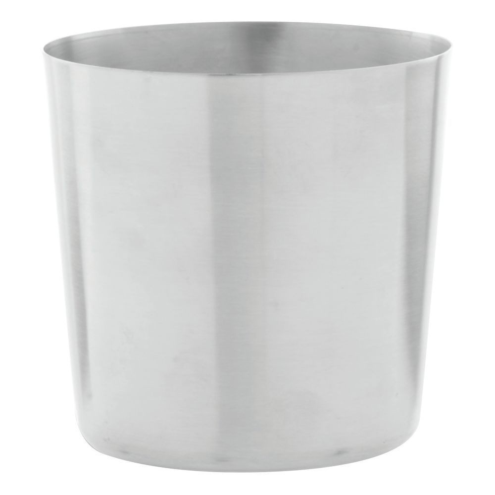 HUBERT® French Fry Holder Satin Finish Stainless Steel - 3 2/5"Dia x 3 1/4"H