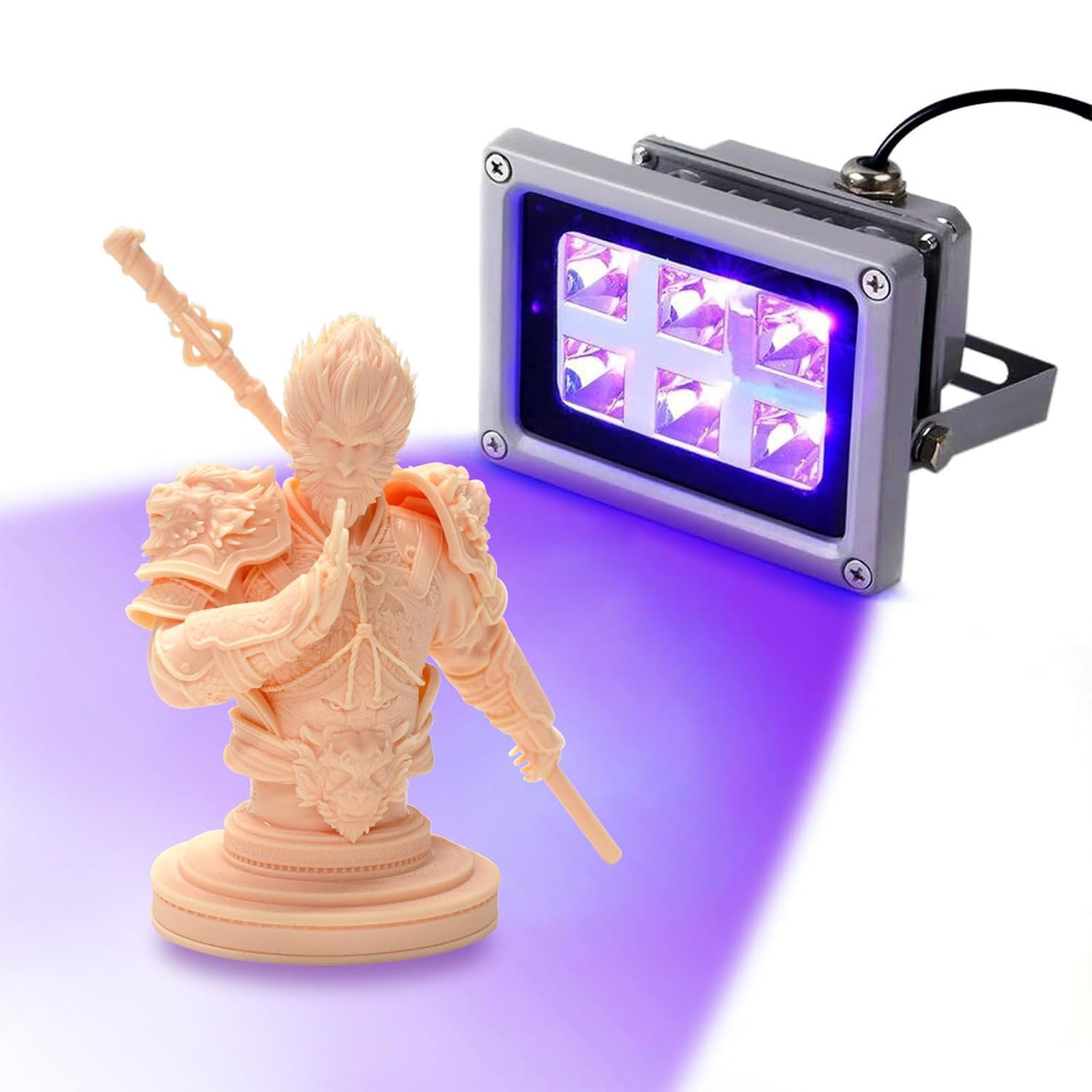 UV LED Curing Light 405nm 60W for SLA DLP LCD 3D Printing Resin Curing Lamp