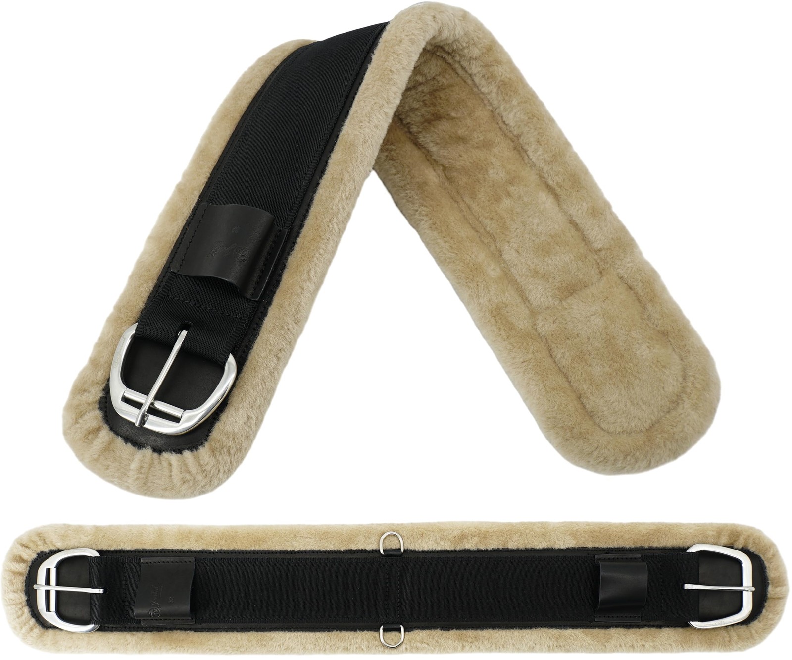 Fleece Western Cinch,Breathable Horse Cinch Girth for Western Saddle (Straigh...