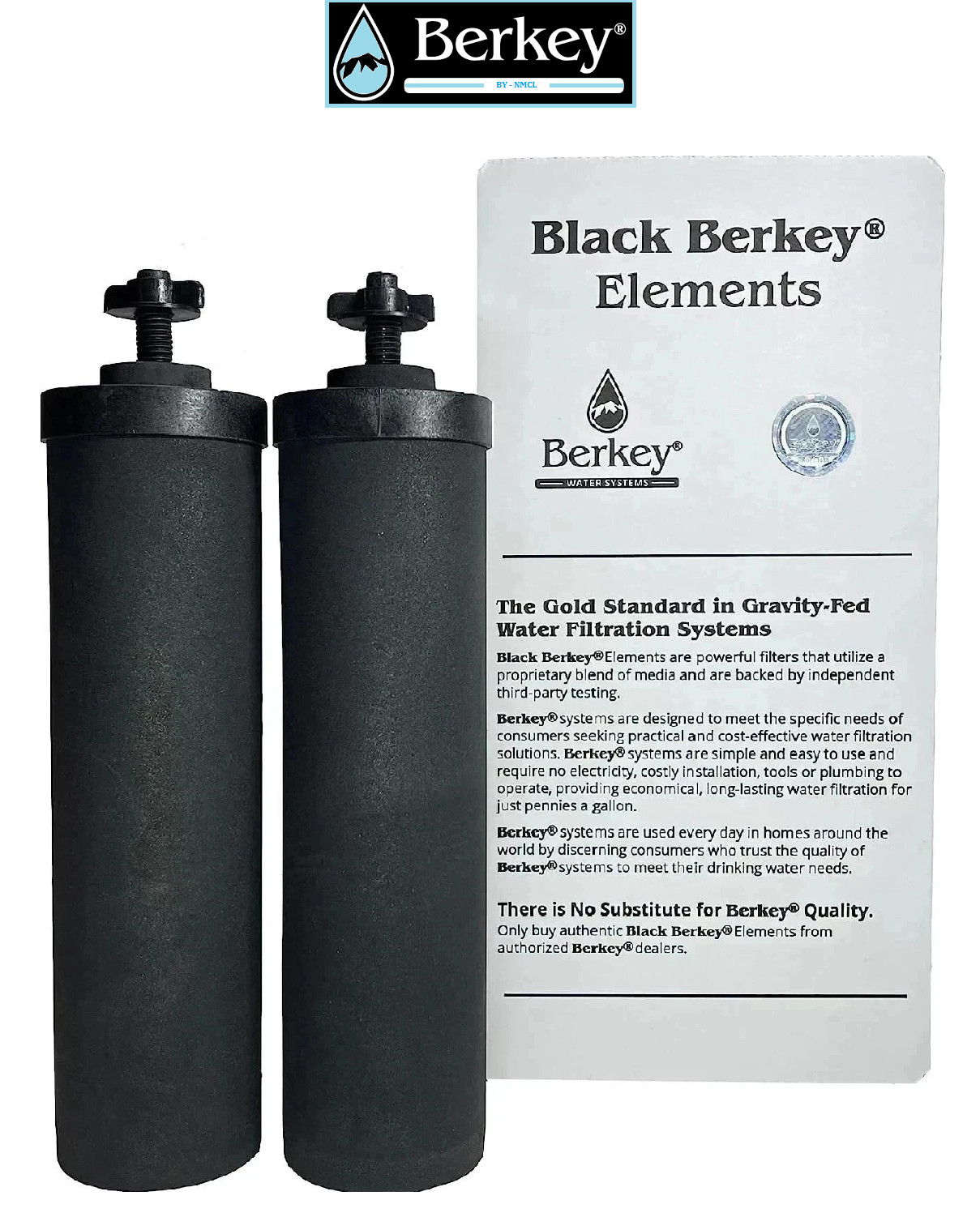 Berkey Authentic Black BB9-2 Water replacement Filters For Berkey Water System