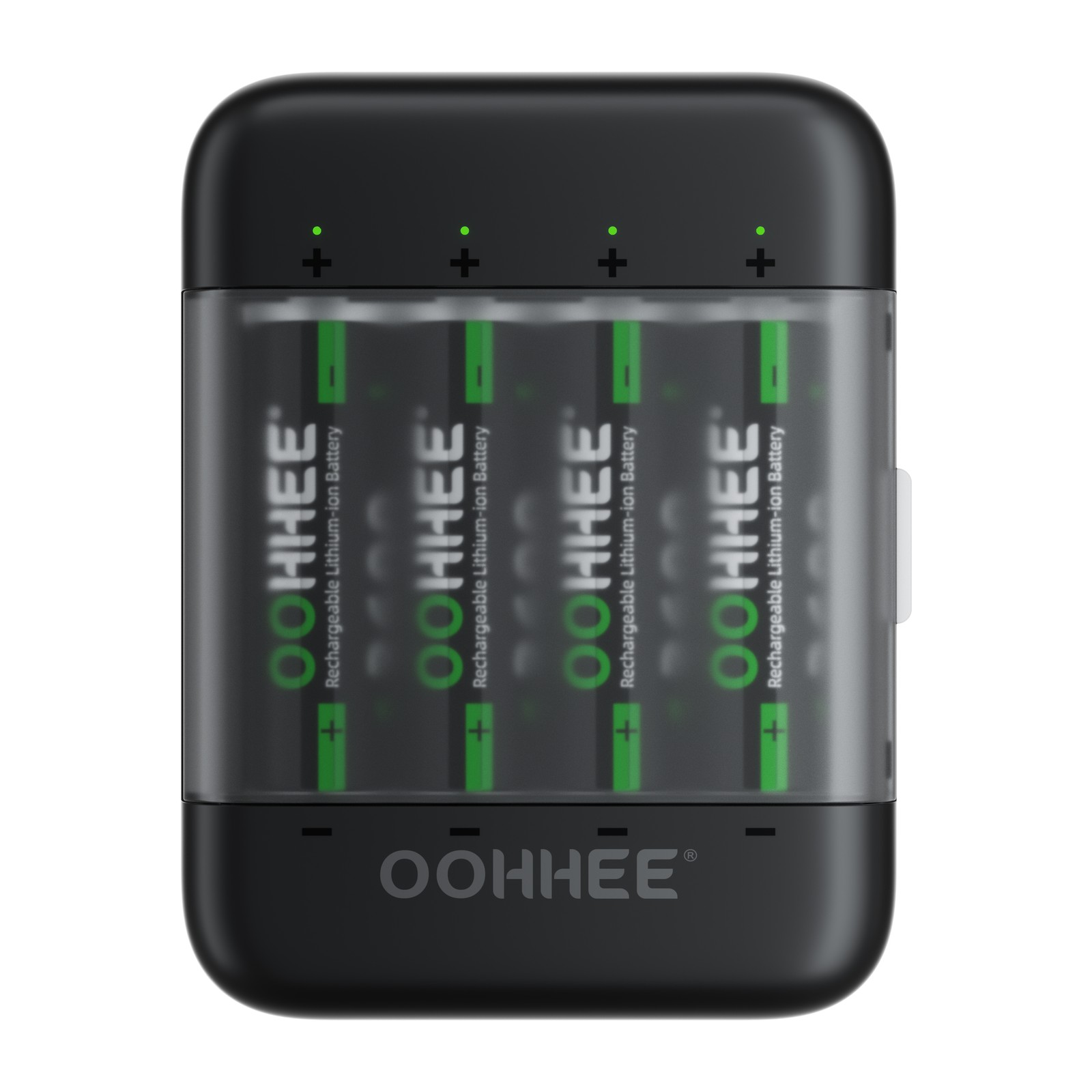 4PCS AA 3600mWh 1.5V Rechargeable Lithium Battery with Thin Charging Storage Box