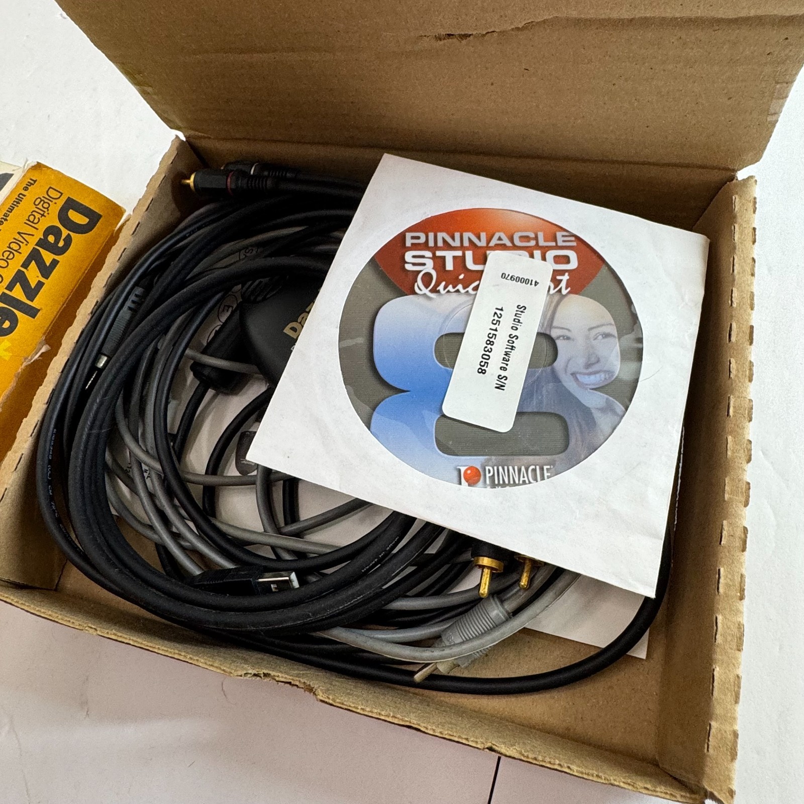Dazzle Digital Video Creator 80 Video Capture Device Software Cables Multimedia