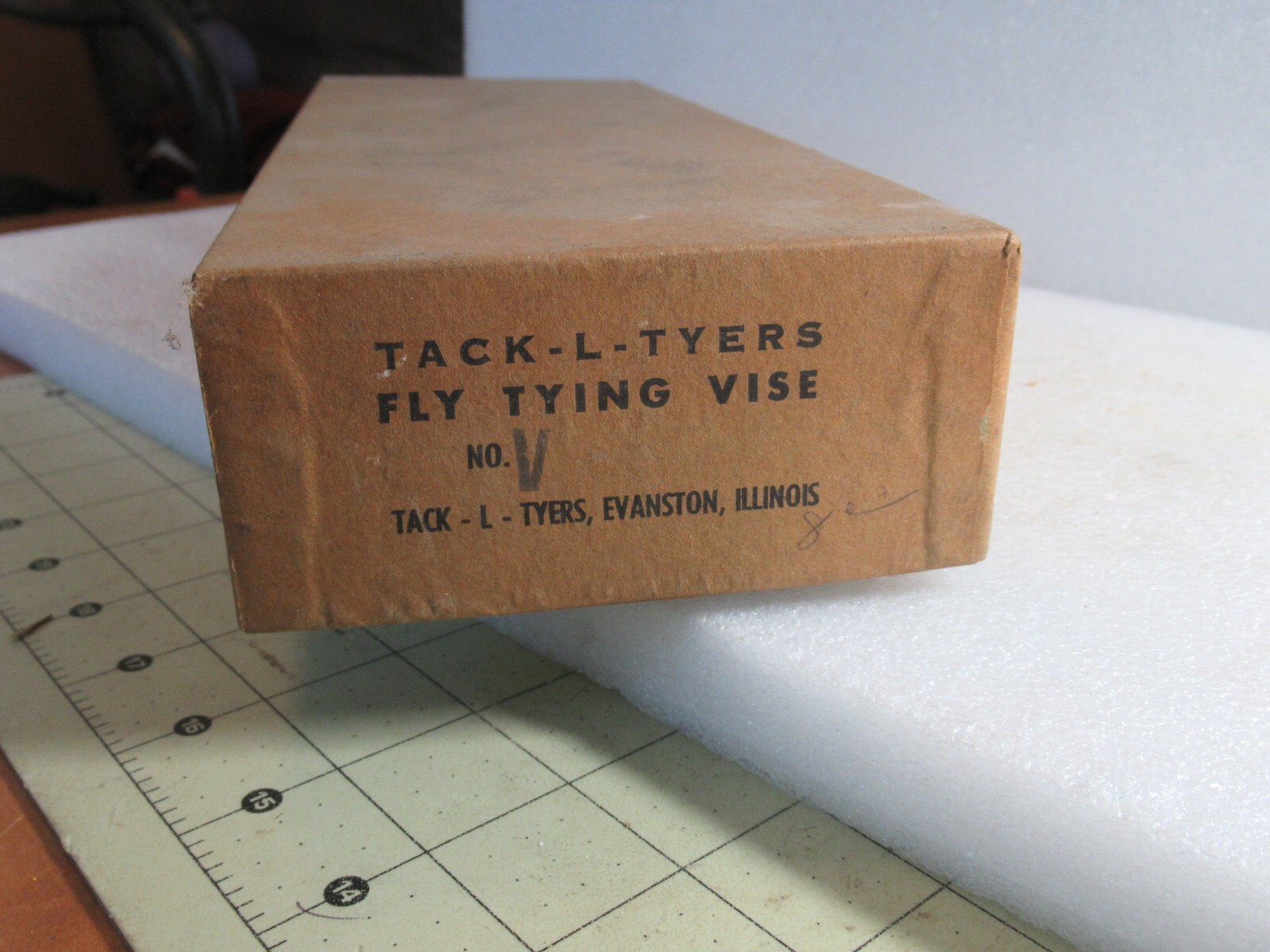 Vintage Tack-L-Tyers Fly Fishing Tying Vise Clamp Lures Jig Holder BRAND NEW