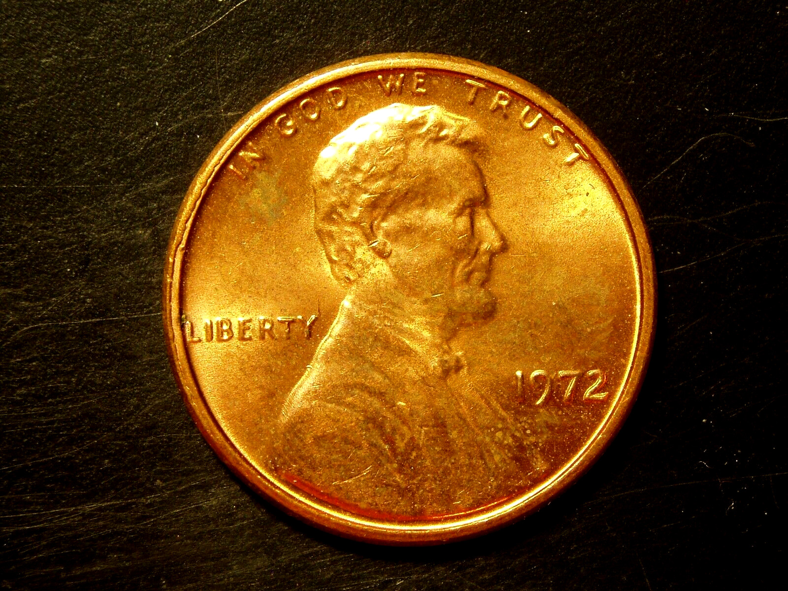 1972  UNC LINCOLN MEMORIAL CENT #1