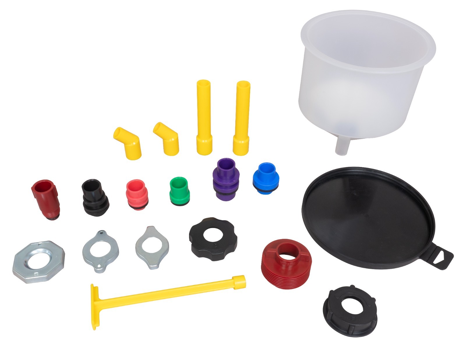 Lisle 24980 Spill-Free Funnel Kit, 19 pc. - USA Made