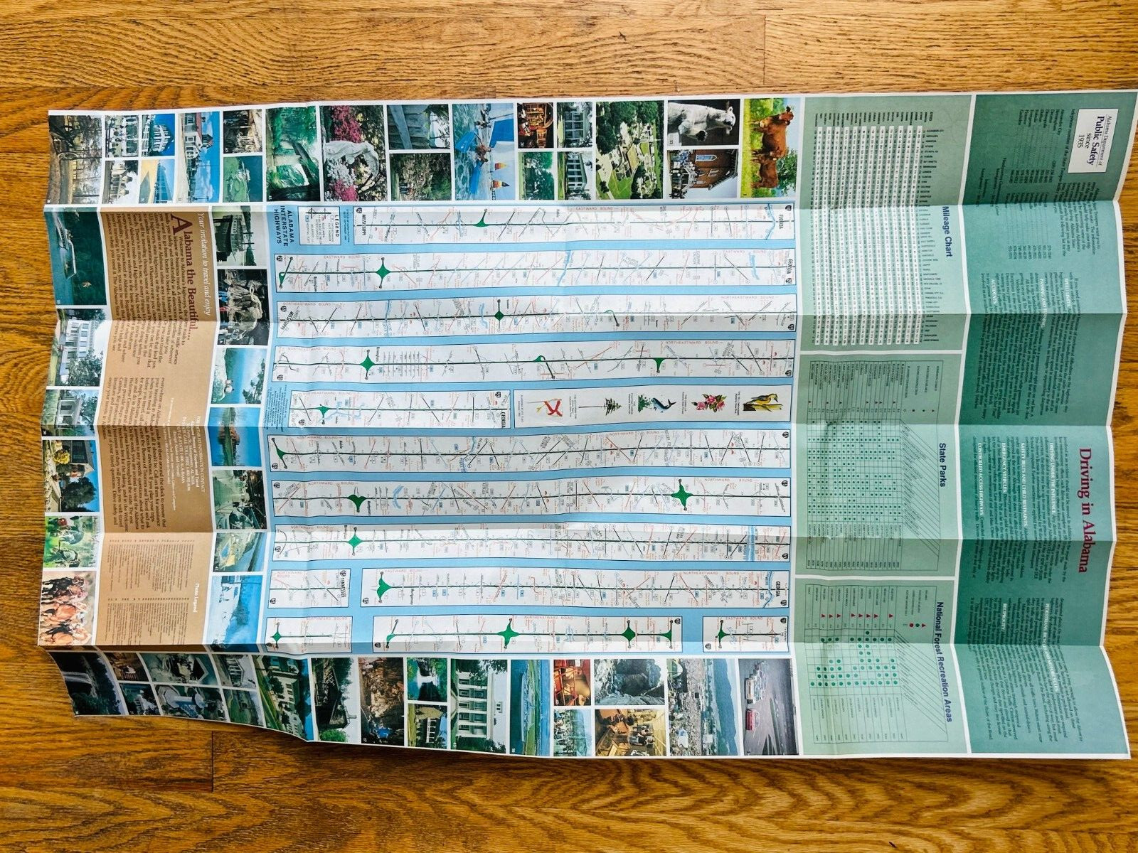 Official Alabama Highway Map 1987-88