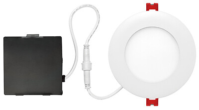 Recessed Lighting Kit Ultra Slim Energy Star Frost White 4" W Metal LED 9 W Fro