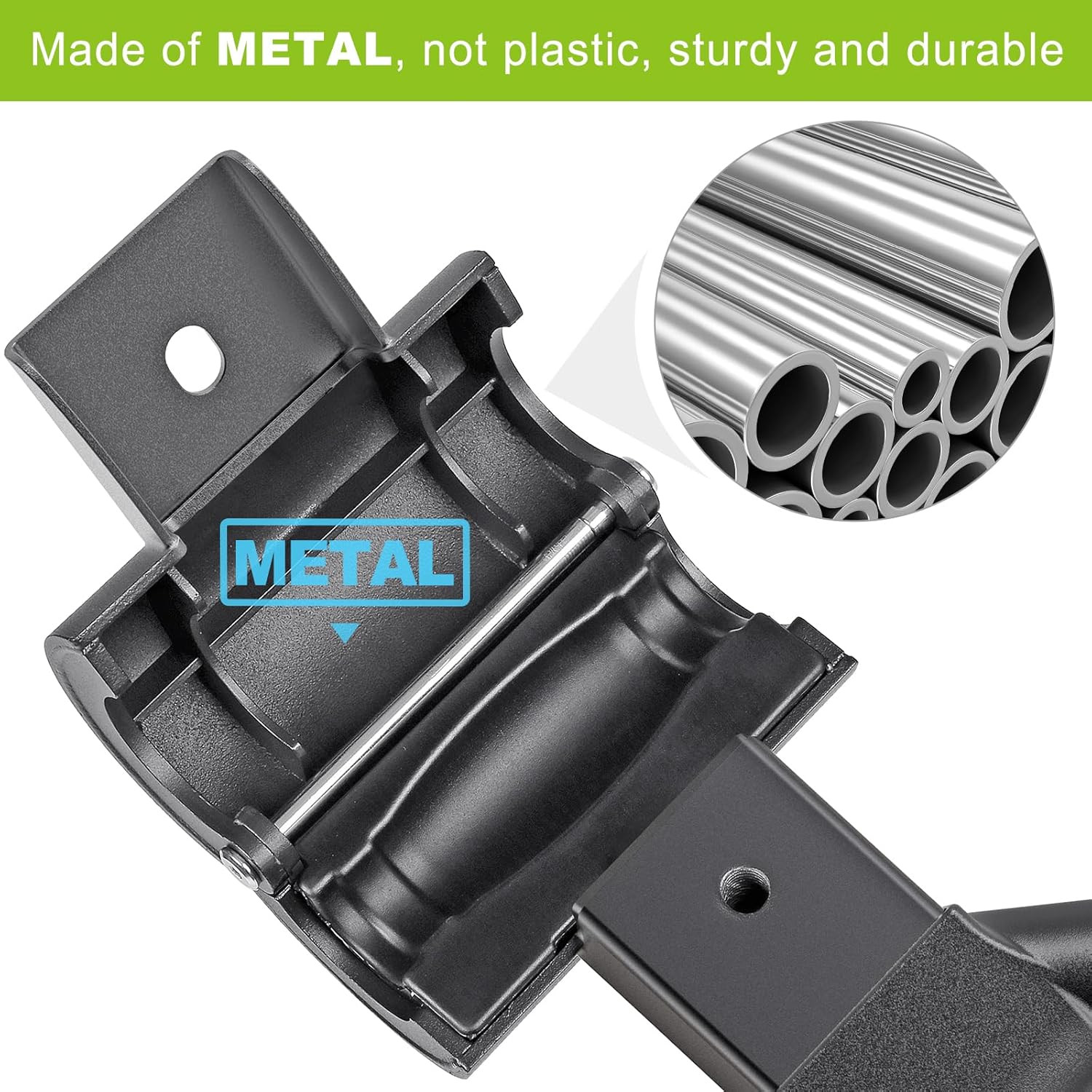 Versatile Steel Dumbbell to Kettlebell Converter Handle, Dumbbell Grip
