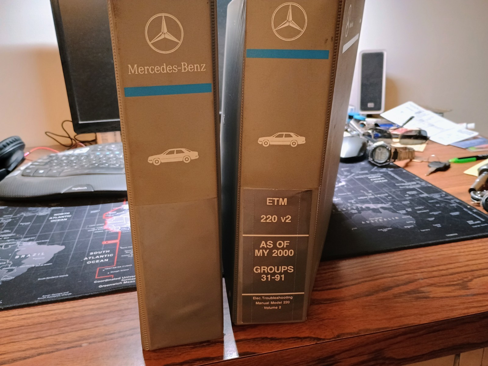 Mercedes-Benz W220 As Of 2000 MY Factory Wiring Diagrams S320 S430 S500 S600