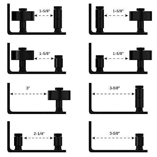 Sliding Barn Door Floor Guide Wall Mounted Hardware for Flush Bottom 1
