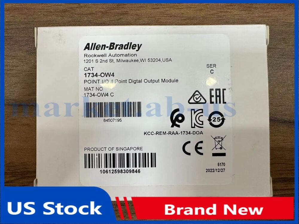 1734-OW4 2022 SER C New Sealed AB POINT I/O 4 Point Digital Output Module