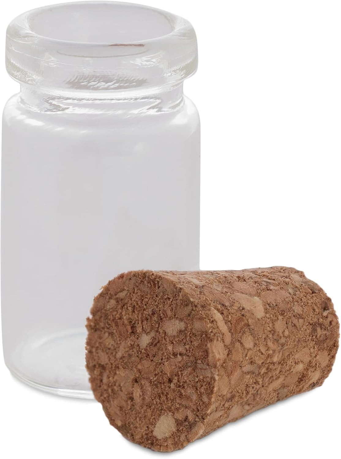 Clear Glass Jars Bottles 50 Pack Mini, Tiny, Cork Stoppers, Arts & Crafts, Proje