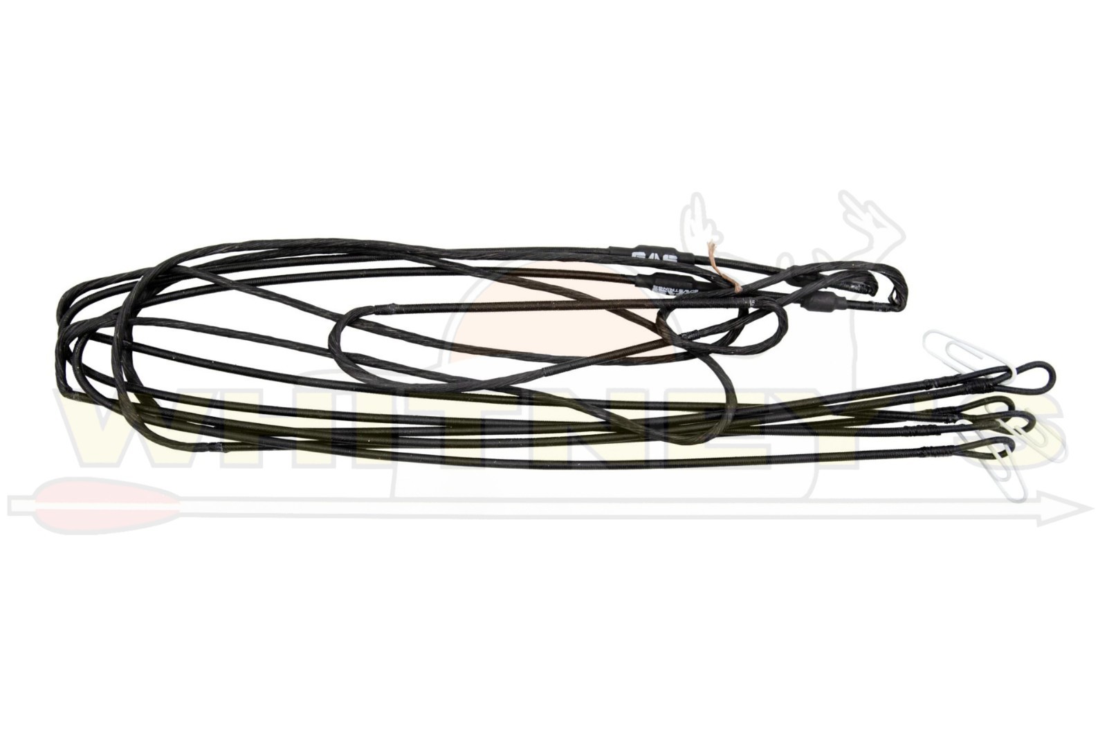 Gas Bowstrings High Octane Blackout Strings - Black - Mathews Vertix