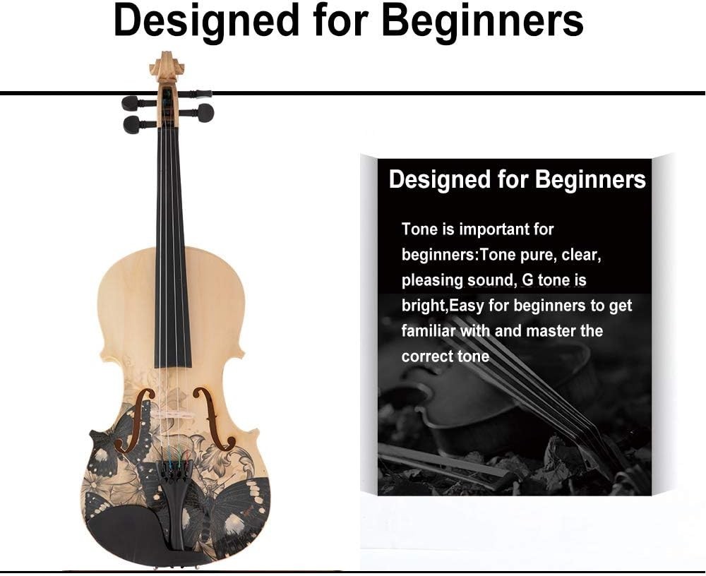 Distinctive Artistic Violin Set Designed for Beginners/Students/adults with.....