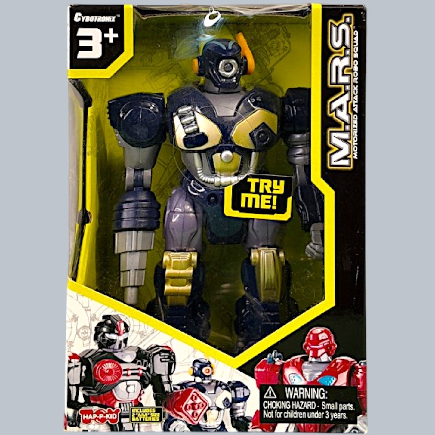 Hap-P-Kid M.A.R.S. Motorized Attack Robo Squad Polar Captain Walking Robot 4063T