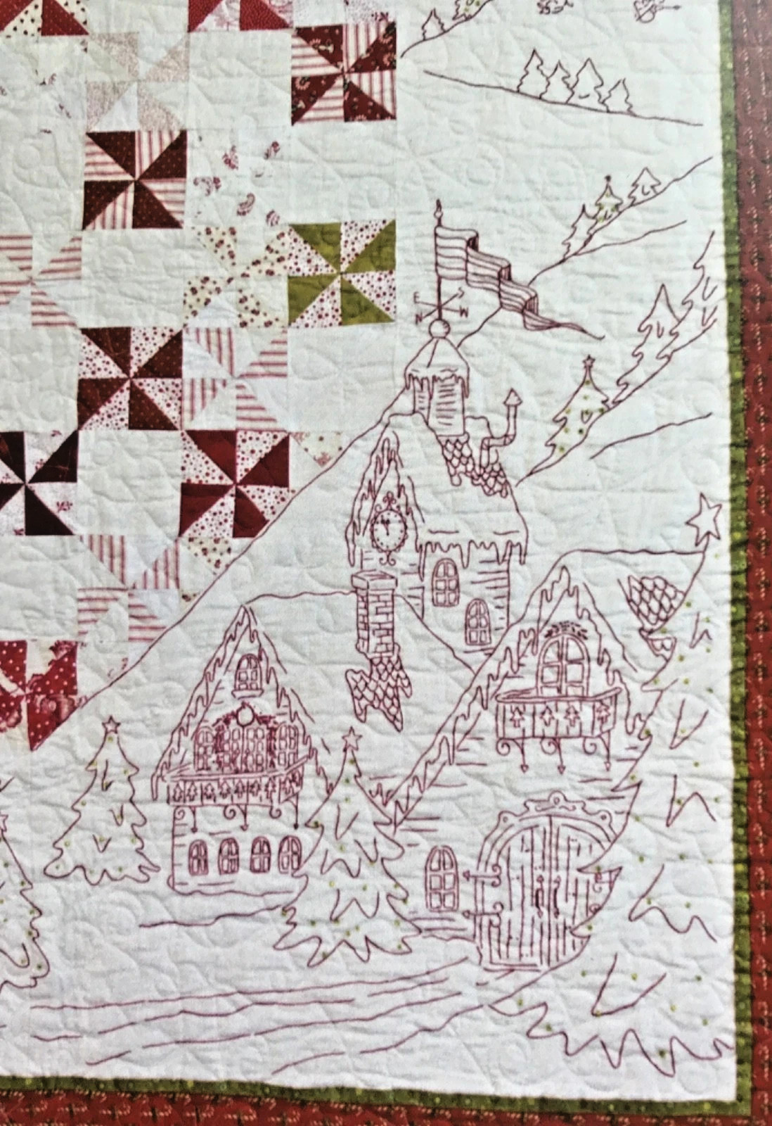 Crab apple Hill "The Night Before Christmas" quilt pattern pre-owned