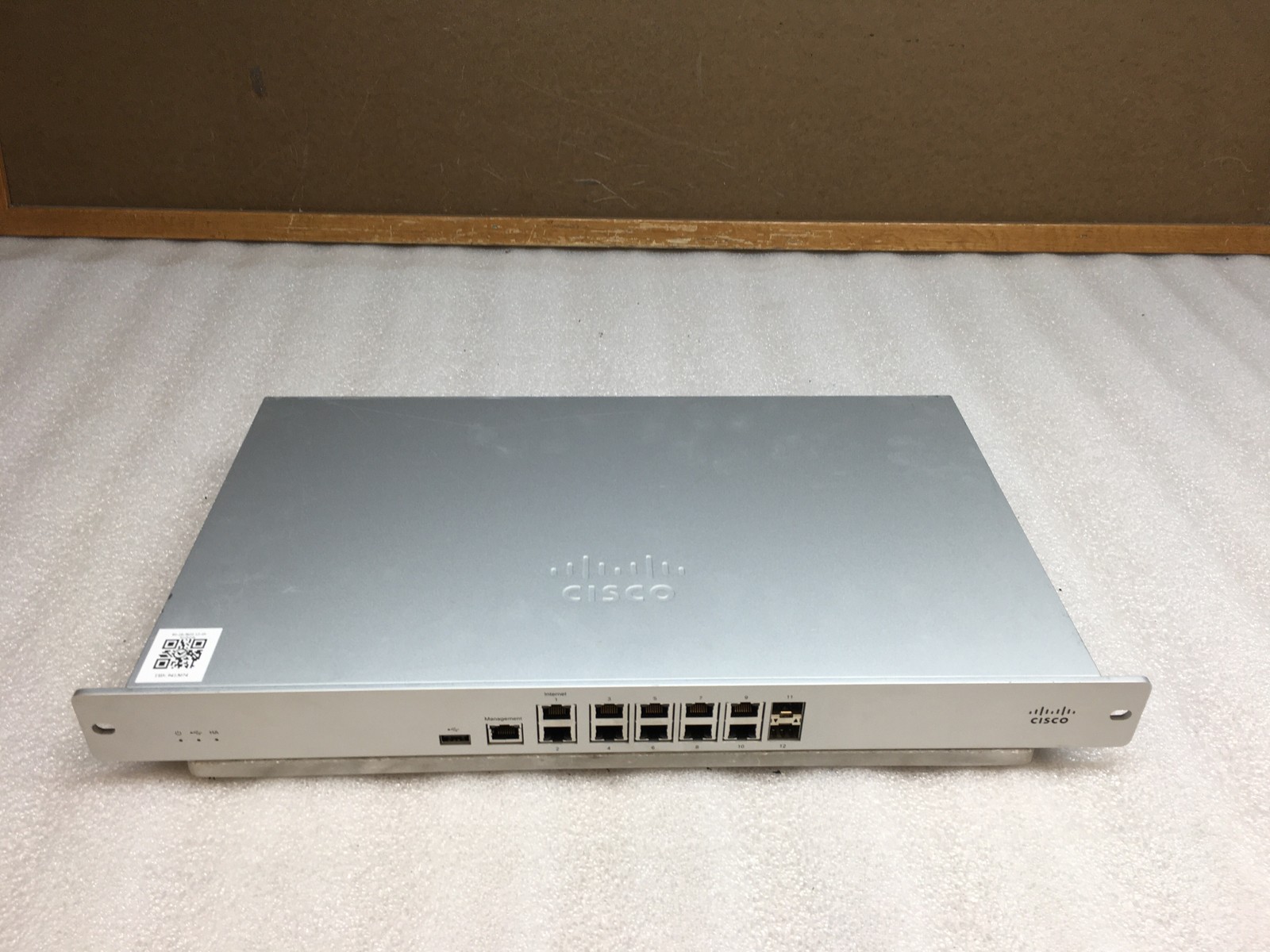 Cisco Meraki MX84-HW 12-Port Cloud Managed Security Firewall Appliance Unclaimed
