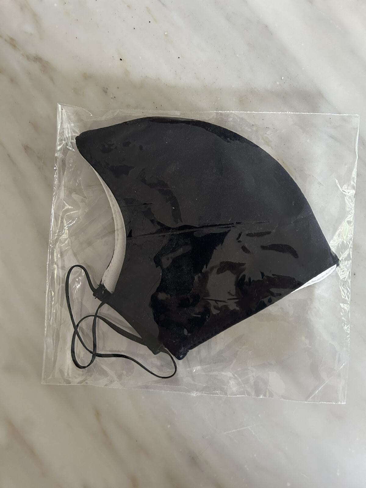 Frank Lyman Designer Adult Cloth Face Mask Black With White Lining