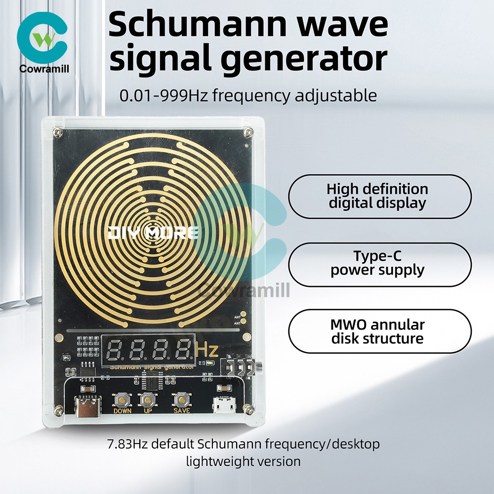 DC 5V 0.01-9999HZ Adjustable Frequency Schumann Wave Sine Wave signal Generator