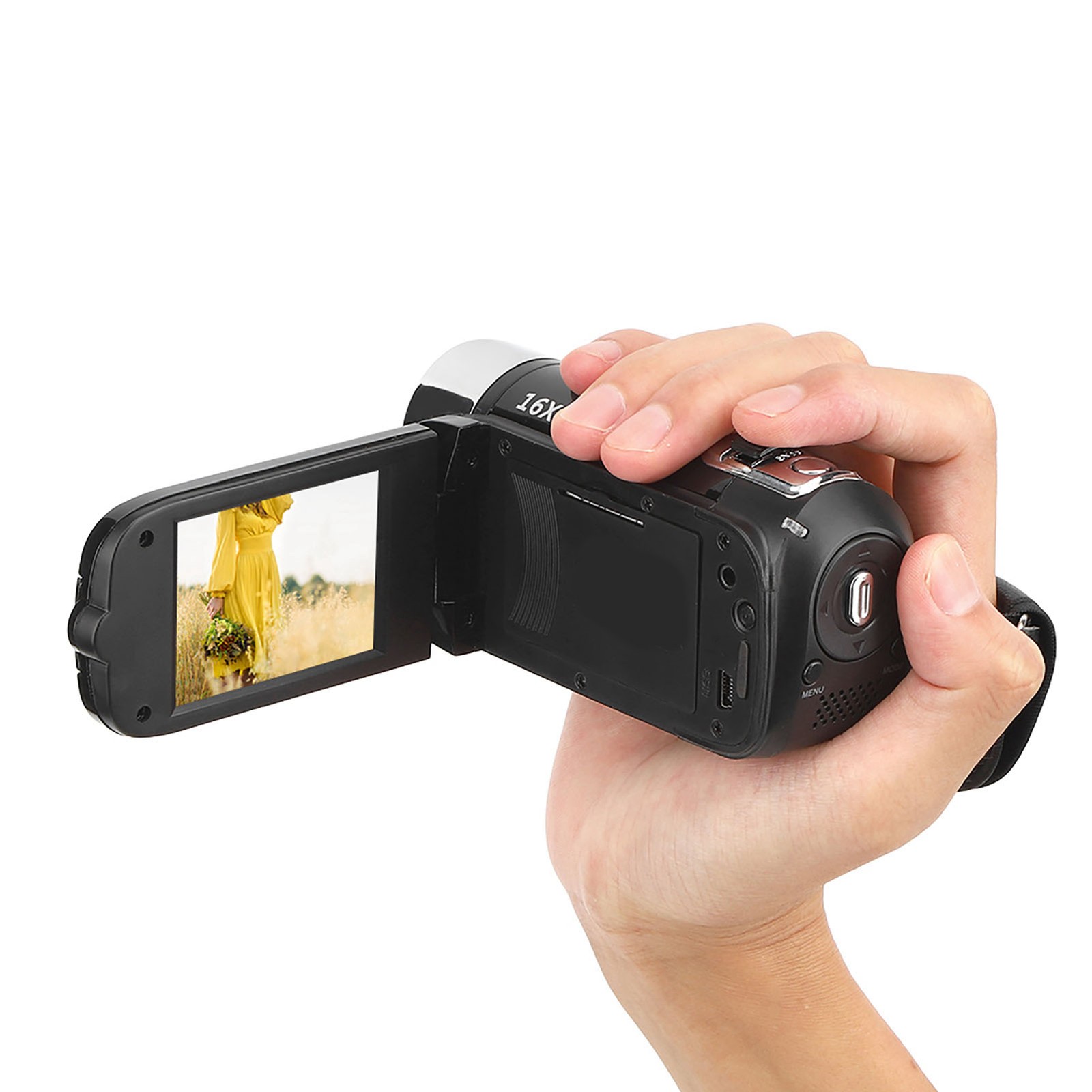 16X Zoom Colourful Display Screen High Definition Camera Image Video Camcorder