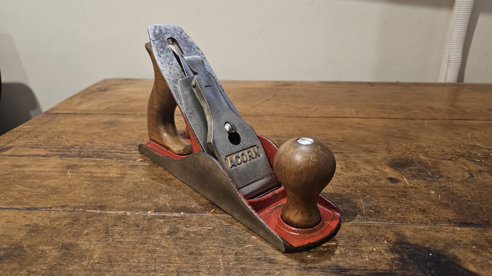 Vintage Acorn No 4 Plane. 2" Cutter . Made in Sheffield.