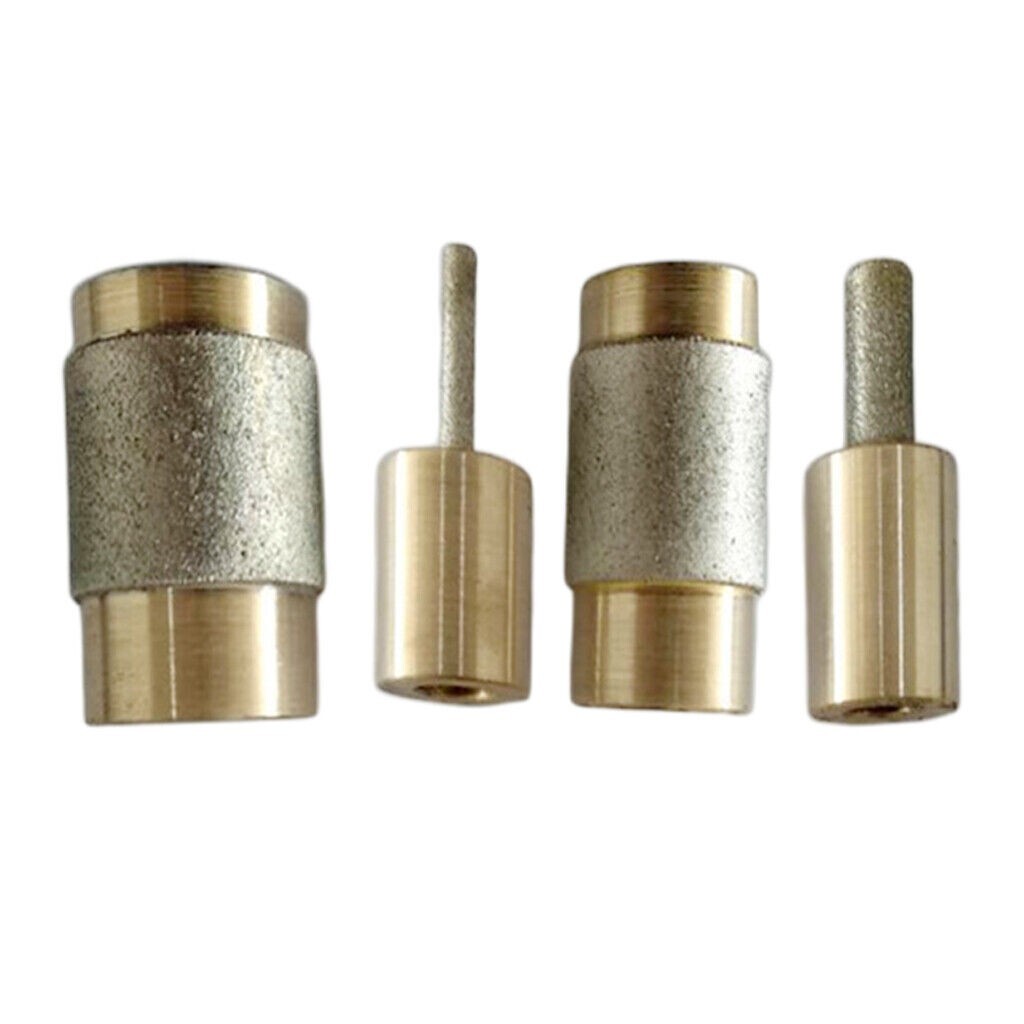 4Pcs Grinding Bits Set Stained Glass Grinder Head Bit for All Grinding Machines-