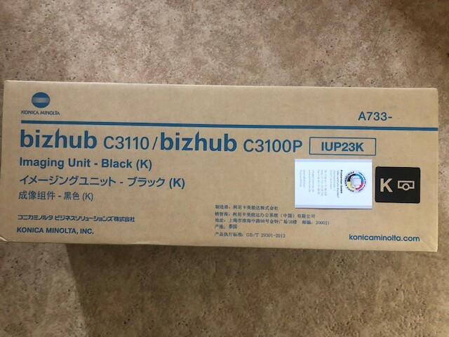 Konica Minolta Drum Drum Imaging Unit IUP23 Image Unit Bizhub C3110 C3100P