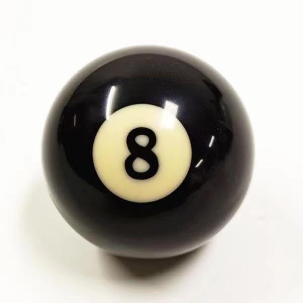 Sinsilvie #8 Pool Ball Replacement Eight Ball, 2-1/4" Regulation Size Billiar...