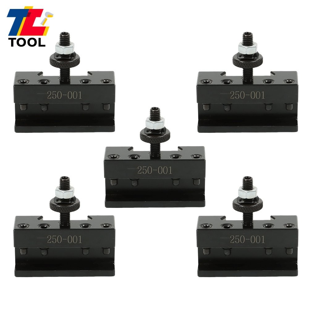 5 Pcs OXA #1 250-001 Quick Change Turning & Facing Lathe Tool Post Holder New